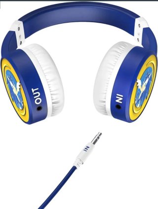 Auriculares Sonic con figura y pegatinas