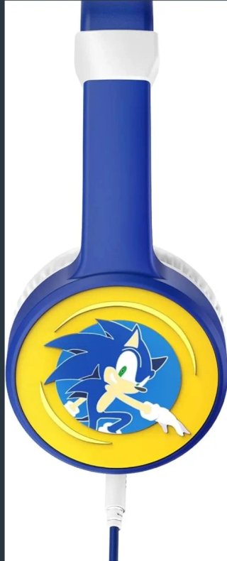 Auriculares Sonic con figura y pegatinas