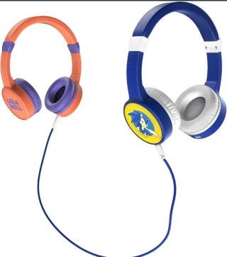 Auriculares Sonic con figura y pegatinas