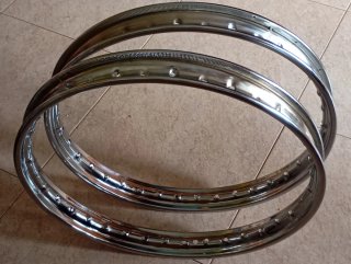 2 unidades Llanta 1.50 x 18" 36 Tal. Lado A