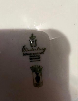 Juego de café de plata y porcelana