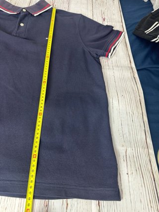 Polo Tommy Hilfiger Azul Piqué Performance