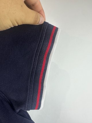 Polo Tommy Hilfiger Azul Piqué Performance