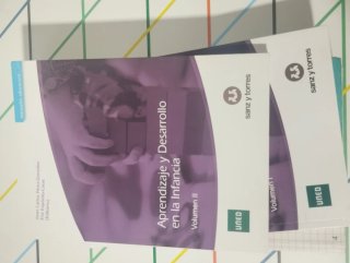 Lote libros UNED Educación Infantil.