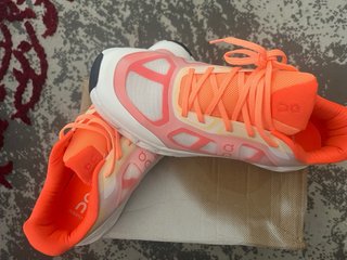Zapatillas On Running Cloud Naranja/Rosa