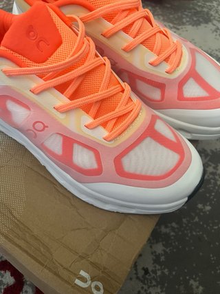 Zapatillas On Running Cloud Naranja/Rosa