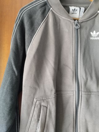 Chaqueta Adidas Originals SST Fleece Gris/Negra