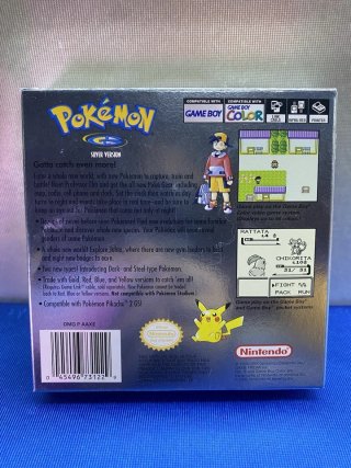 JUEGO GAMEBOY COLOR USA POKEMON SILVER VERSION