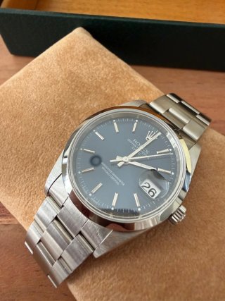Rolex Oyster Perpetual Date Acero Azul