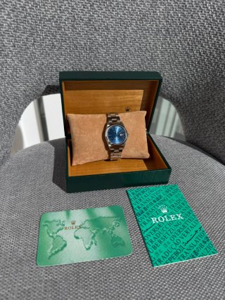Rolex Oyster Perpetual Date Acero Azul