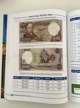 Libro Monedas y Billetes de Colombia.es un catalog