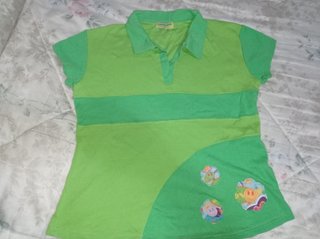 Polo Mujer Talla L Verde