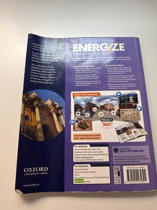 Energize 4 Workbook y Student’s Book