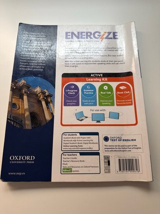 Energize 4 Workbook y Student’s Book