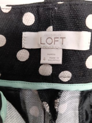 Pantalón corto lunares negro talla S