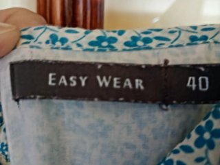 Vestido Largo Estampado Easy Wear Talla L