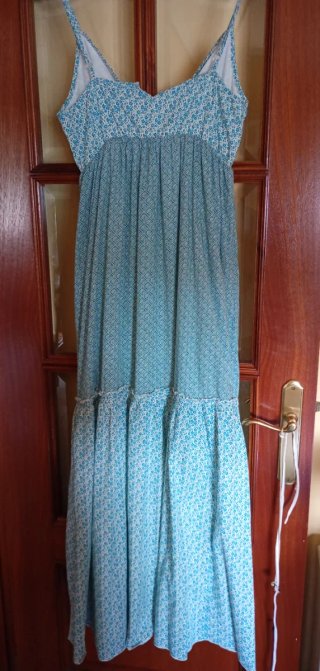Vestido Largo Estampado Easy Wear Talla L