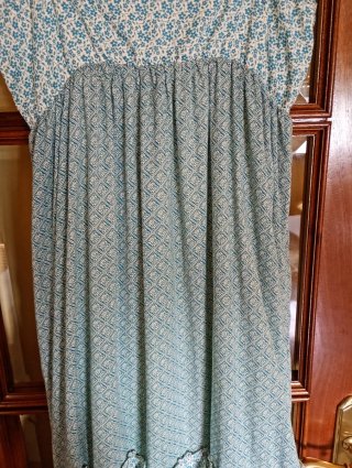 Vestido Largo Estampado Easy Wear Talla L