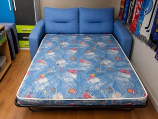 Sofá Cama Azul