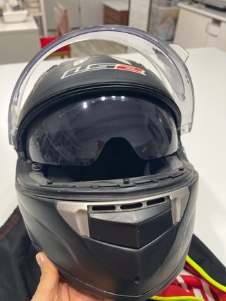Casco Moto LS2 Negro