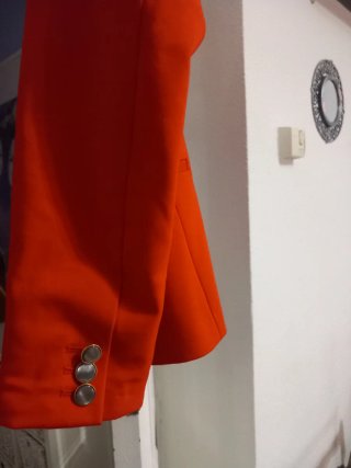 Blazer Zara Rojo Talla M