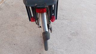 Bicicleta paseo con silla para niño