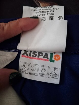 3 Pantalones de Trabajo Talla 48 Azul