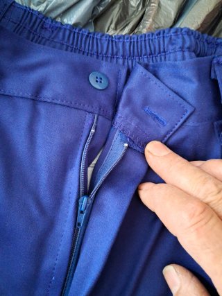 3 Pantalones de Trabajo Talla 48 Azul