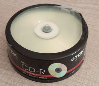 TDK CD-R 25pk 52x 80min 700MB