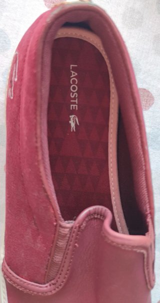 Zapatillas Lacoste Hombre Rojas