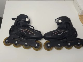 Patines en línea niña/mujer T.38+ bolsa + protecc