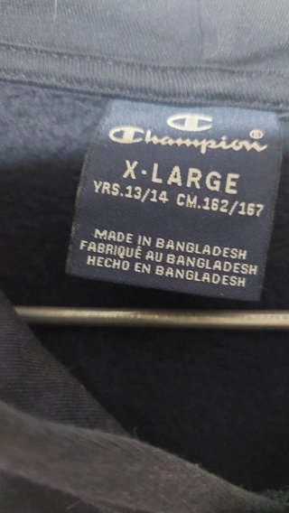 Sudadera Champion Azul Marino Niño Talla 13/14