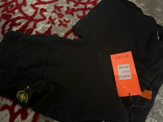 Stone Island Pantalón Corto Negro Talla L