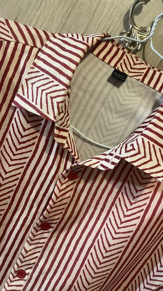 Camisa Verano Rayas Hombre Talla S