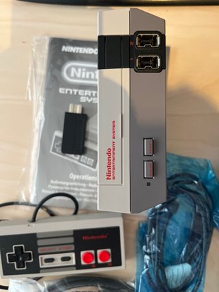 Nintendo Classic NES Mini + 2 mandos + 8bitdo blue