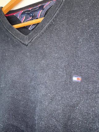 Jersey Tommy Hilfiger Algodón Cachemira Negro