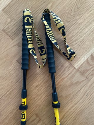 Bastones 112 cm Grivel Trail 3 Plegables + Rosetas