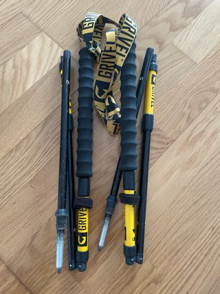 Bastones 112 cm Grivel Trail 3 Plegables + Rosetas