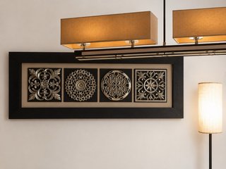 Cuadro Decorativo Relieves Metálicos