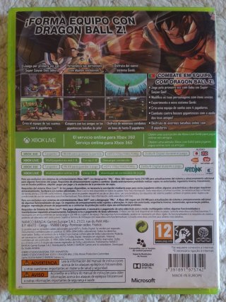 🇪🇸 Dragon Ball Z Battle of Z Xbox 360
