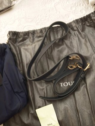 Bolso Tous azul y dorado sin usar