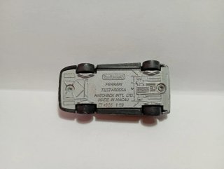Ferrari Testarossa Matchbox Antiguo