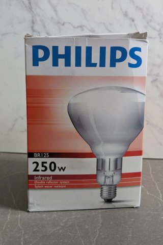 Lampadina infrarossi Philips BR125 250W E27 IR2