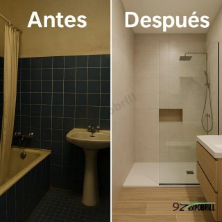 Reformas de baños completos, economicas y finas