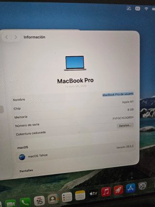 MacBook Pro 13 Plata 2020 M1