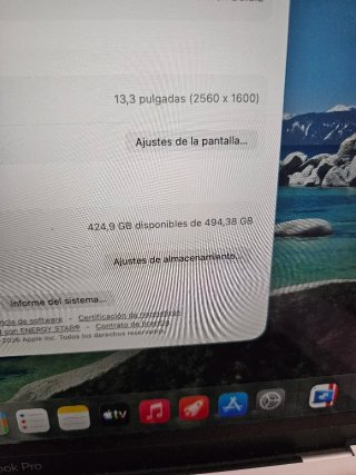 MacBook Pro 13 Plata 2020 M1