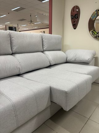 Sofá 3 plazas extraíble y reclinable