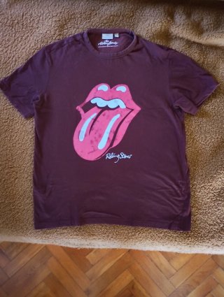 Camiseta The Rolling Stones Logo Boca