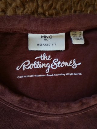 Camiseta The Rolling Stones Logo Boca