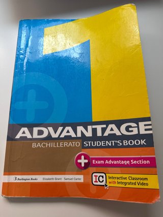 Advantage Workbook y Student's book 1 Bachillerato
